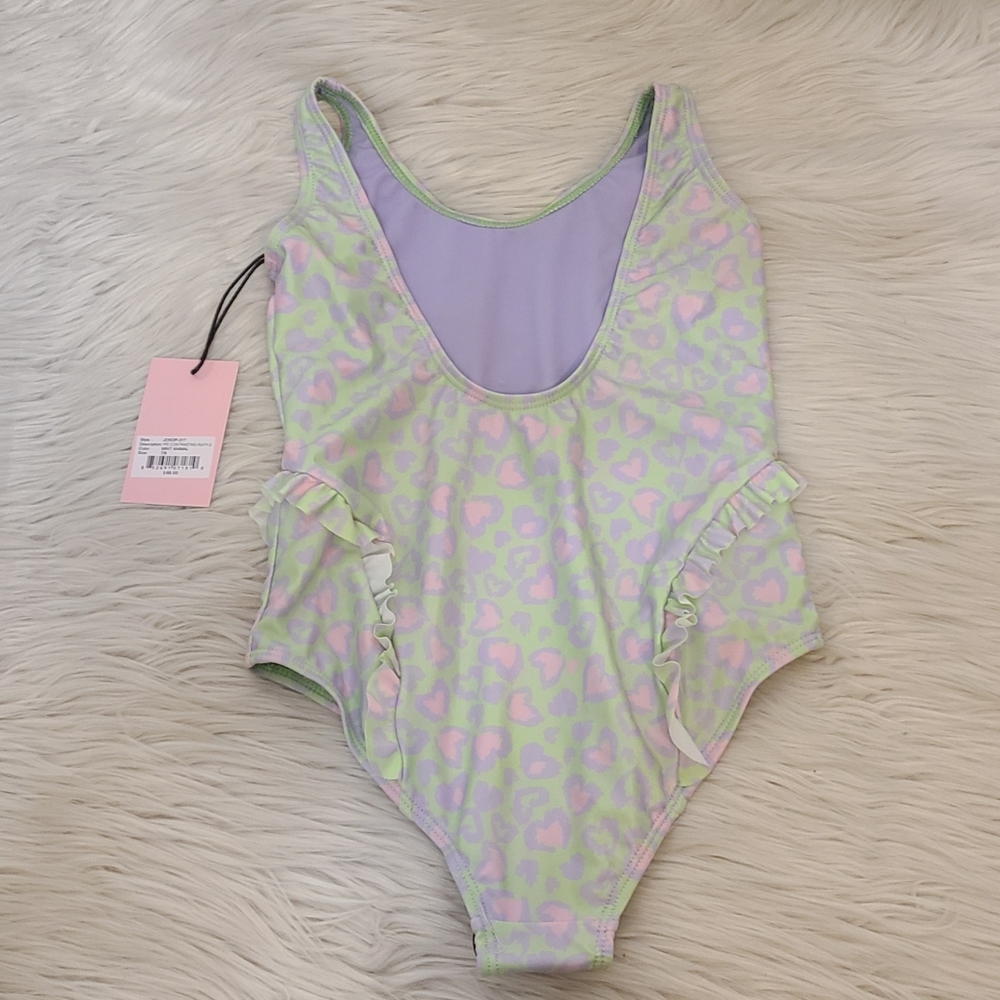 Juicy Couture Ruffle Swimsuit 7/8 NWT - Picture 3 of 4